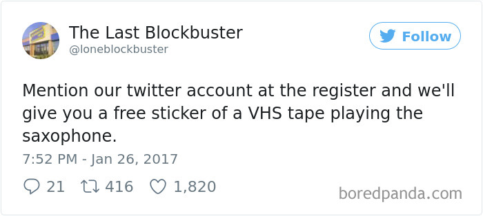 The Last Blockbuster Tweets
