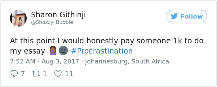 Funny-procrastination-tweets