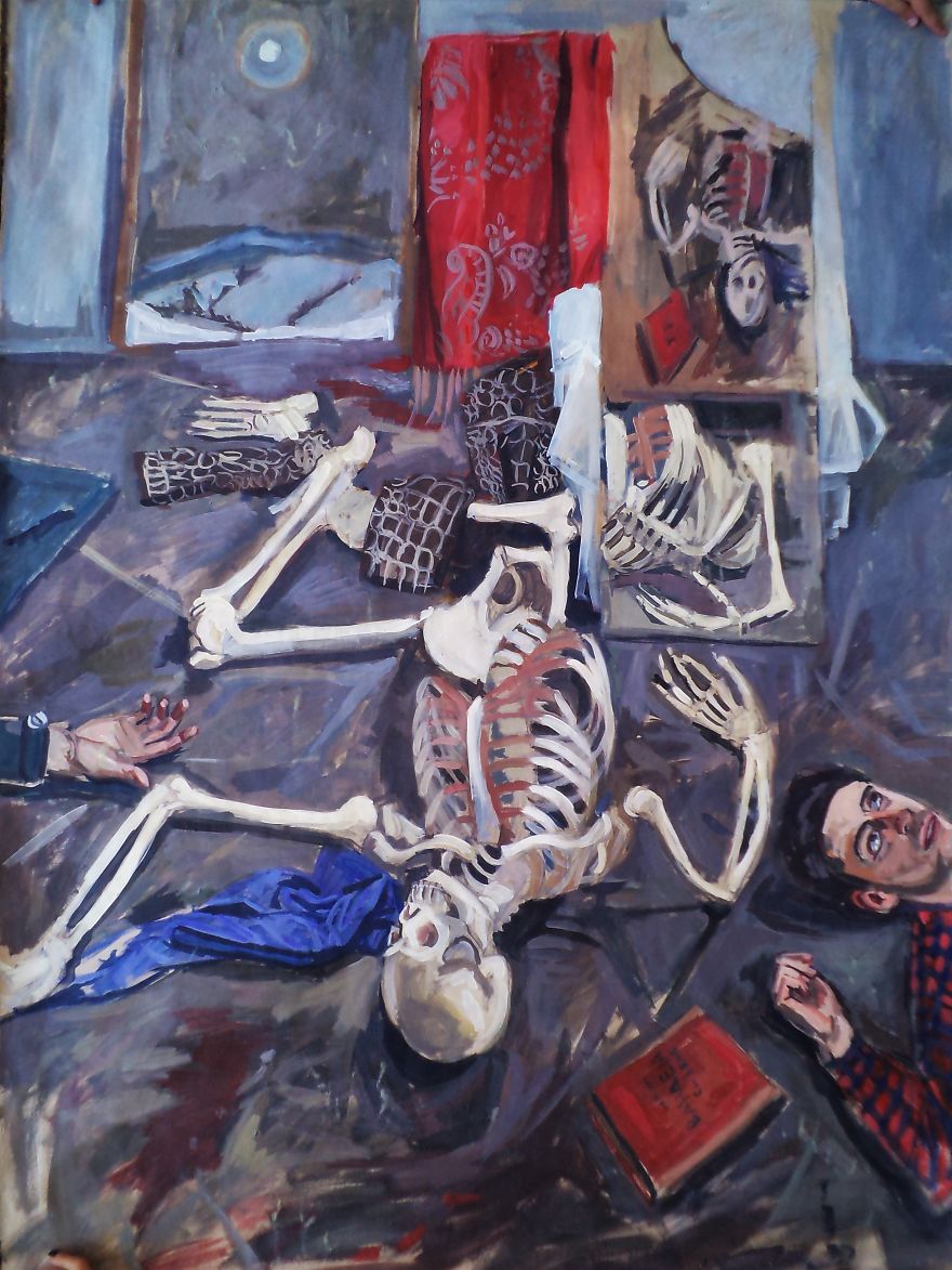 Amazing Paintings. Real People Painted In An Unusual Atmosphere..