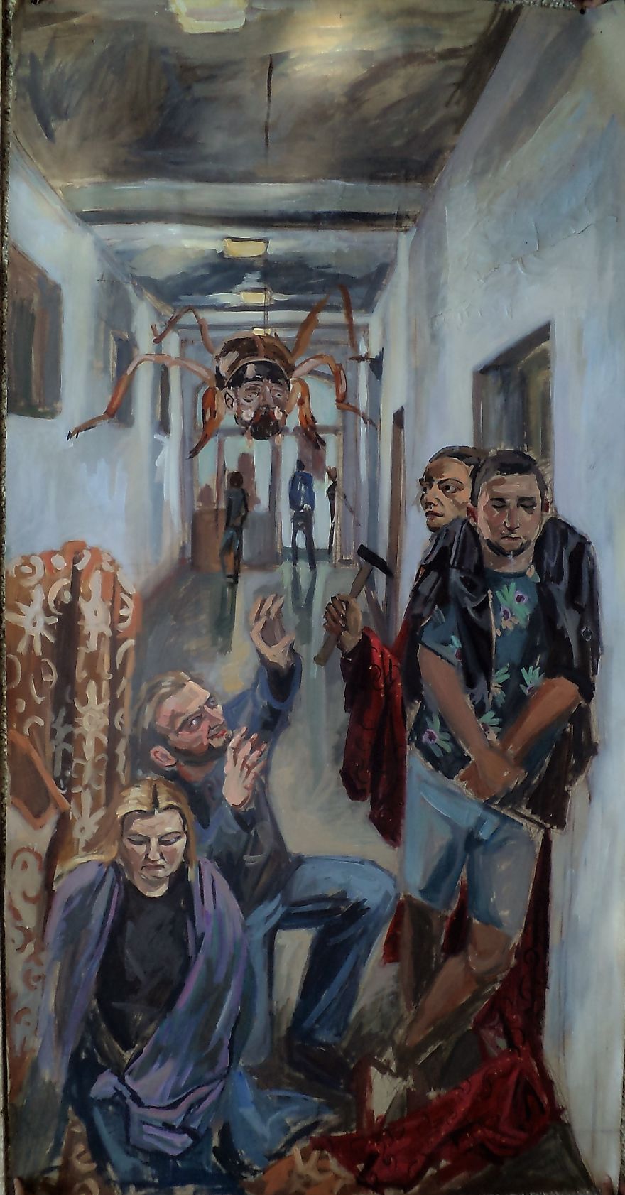 Amazing Paintings. Real People Painted In An Unusual Atmosphere..