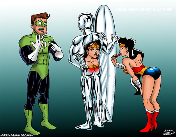 Artist Shows Super Heroes In Atypical Situations And The Result Is Hilarious