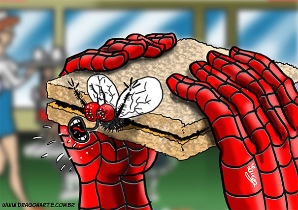 Artist Shows Super Heroes In Atypical Situations And The Result Is Hilarious
