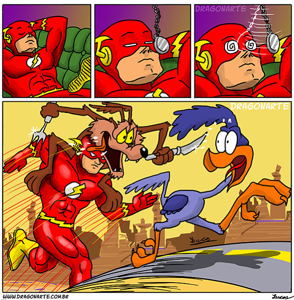 Artist Shows Super Heroes In Atypical Situations And The Result Is Hilarious
