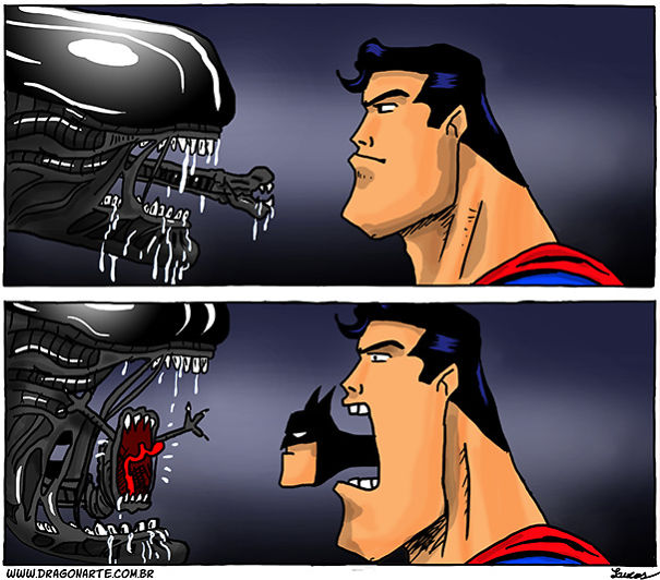 Artist Shows Super Heroes In Atypical Situations And The Result Is Hilarious