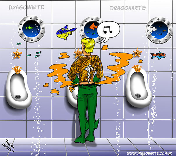 Artist Shows Super Heroes In Atypical Situations And The Result Is Hilarious