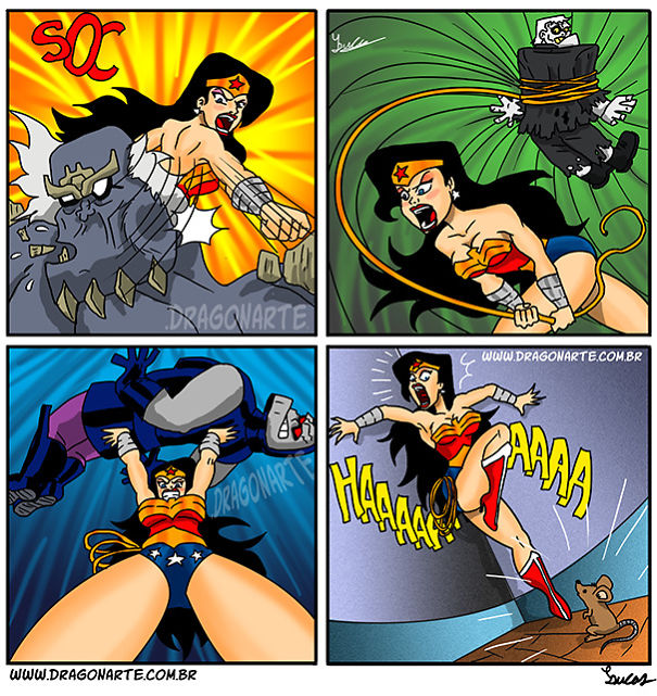 Artist Shows Super Heroes In Atypical Situations And The Result Is Hilarious