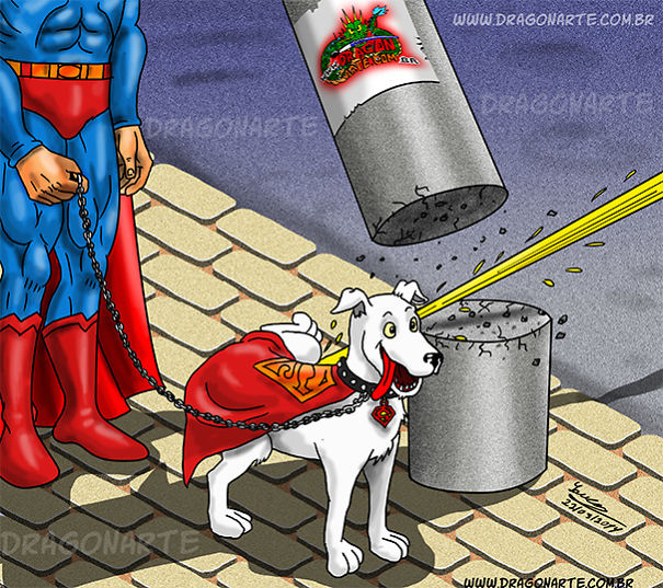 Artist Shows Super Heroes In Atypical Situations And The Result Is Hilarious