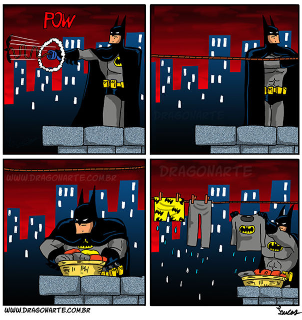 Artist Shows Super Heroes In Atypical Situations And The Result Is Hilarious