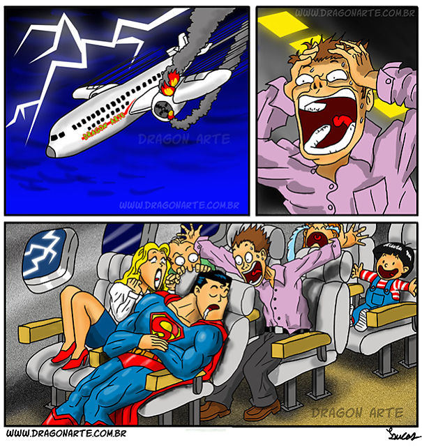 Artist Shows Super Heroes In Atypical Situations And The Result Is Hilarious
