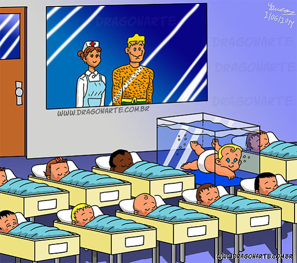 Artist Shows Super Heroes In Atypical Situations And The Result Is Hilarious