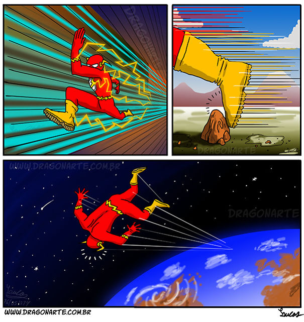 Artist Shows Super Heroes In Atypical Situations And The Result Is Hilarious