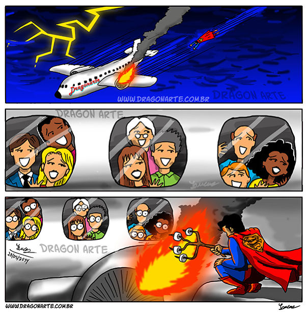 Artist Shows Super Heroes In Atypical Situations And The Result Is Hilarious