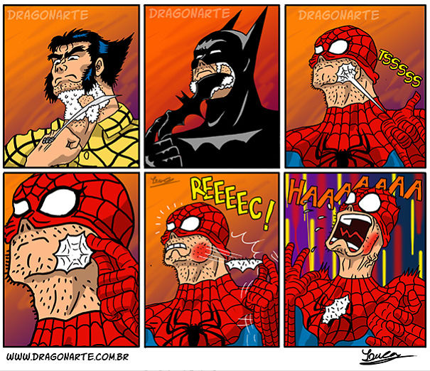 Artist Shows Super Heroes In Atypical Situations And The Result Is Hilarious