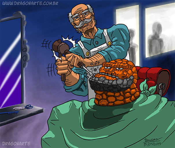 Artist Shows Super Heroes In Atypical Situations And The Result Is Hilarious