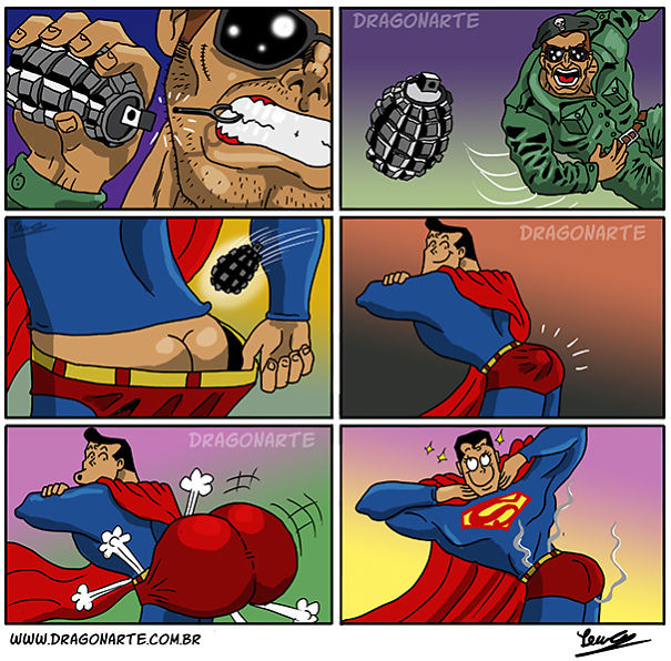 Artist Shows Super Heroes In Atypical Situations And The Result Is Hilarious