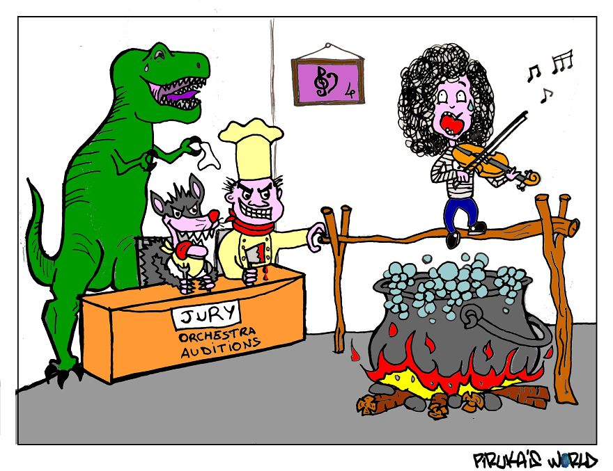 Piruka's World: Crazy Musicians Life.