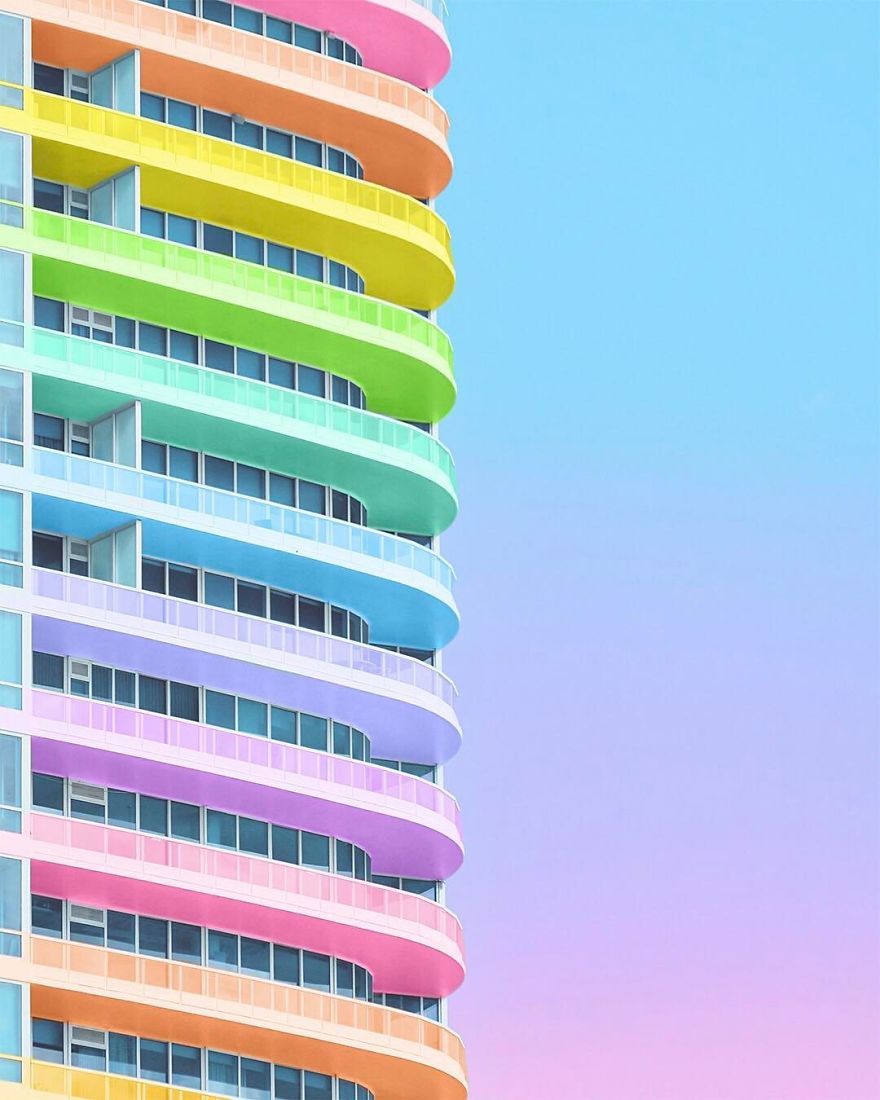 New York Artist Covers Everything In Rainbow Colors Gets Amazing Results.