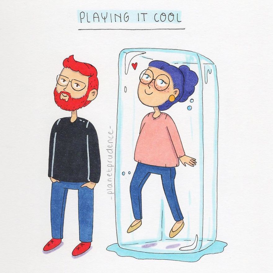 Tag A Friend Who Likes To Play It Cool 👇🏼🙋🏼💜.
I'm Actually Not The Kind Of Person Who Plays It Cool Or Hard To Get, Because I'm No Good At It 😂. Also, My Boyfriend Knows Me Too Well..
~
I Made This Drawing Based On An Article From Nour From Www.thenouryouknow.com 💜