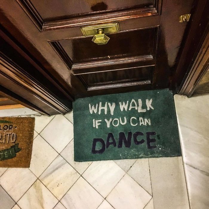 Good Advice From A Doormat...