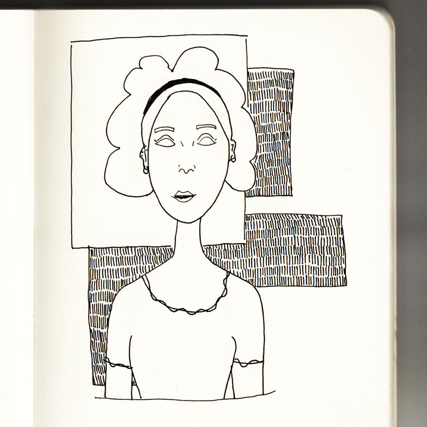 I Draw Portraits Of Women I Don't Know In Person