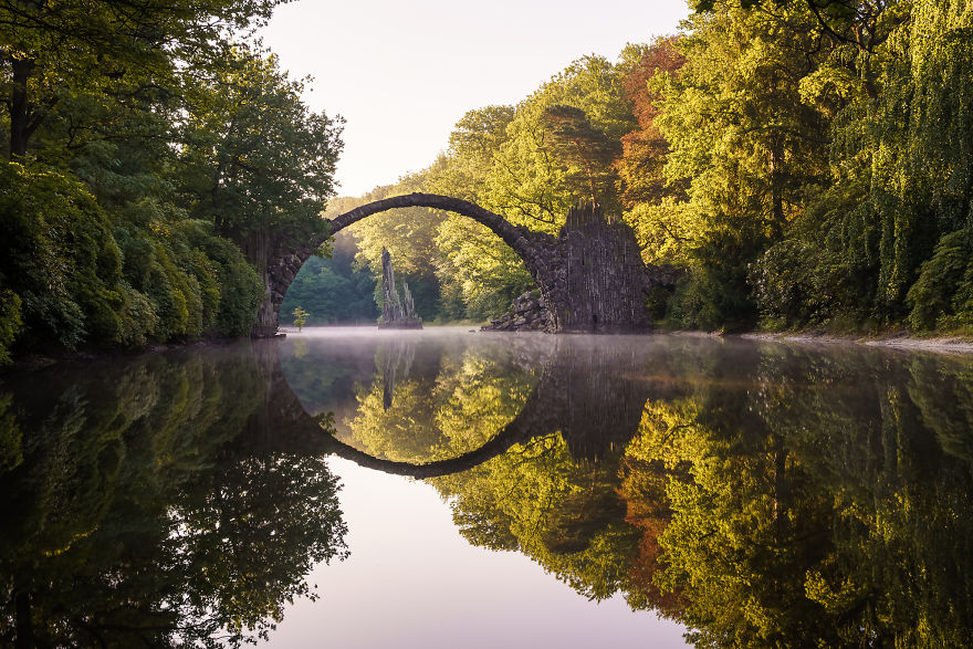 I Found This Amazing Bridge That Creates An Optical Illusion