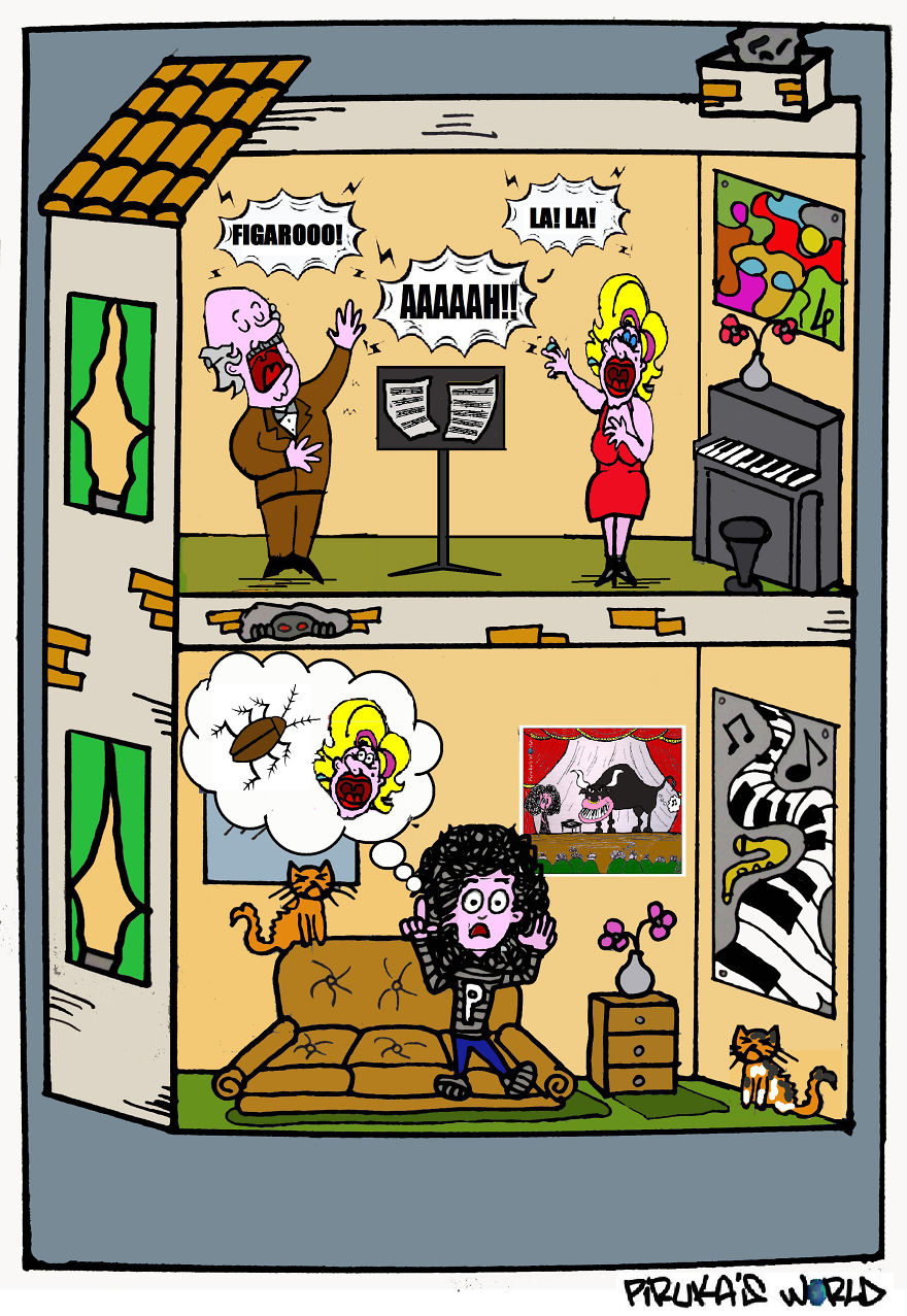 Piruka's World: Crazy Musicians Life.