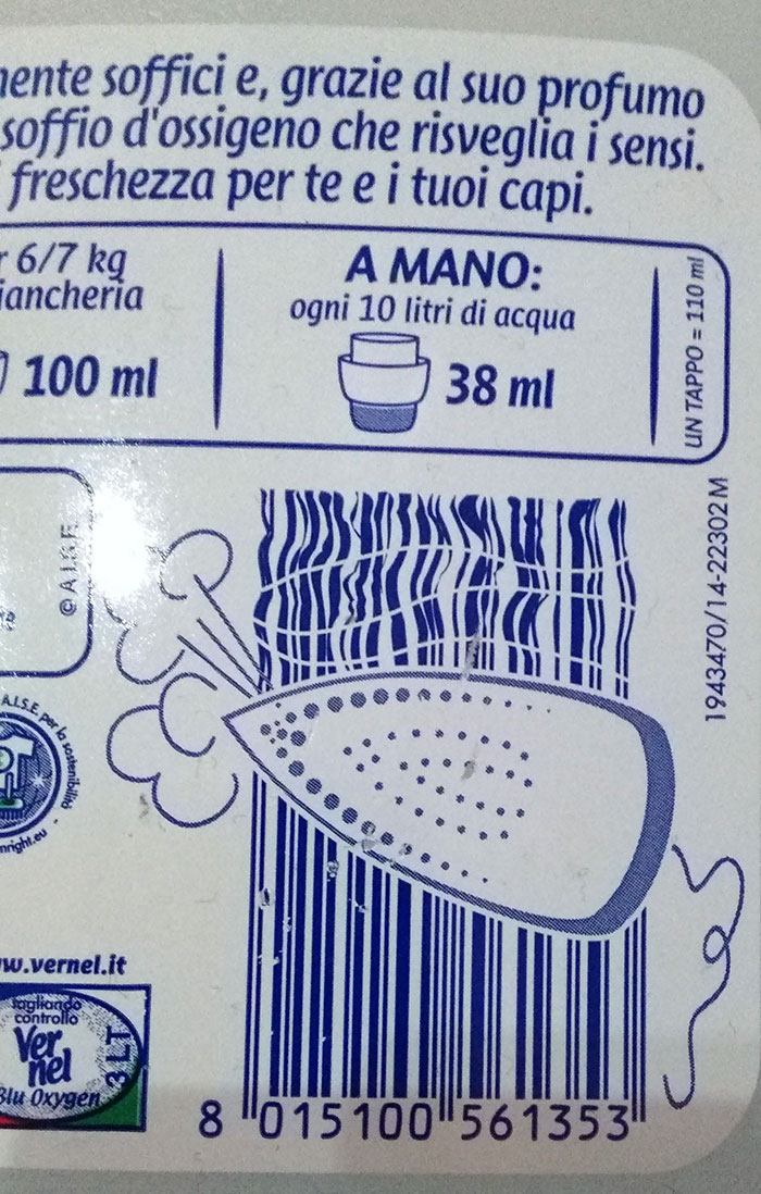 Laundry Detergent Barcode