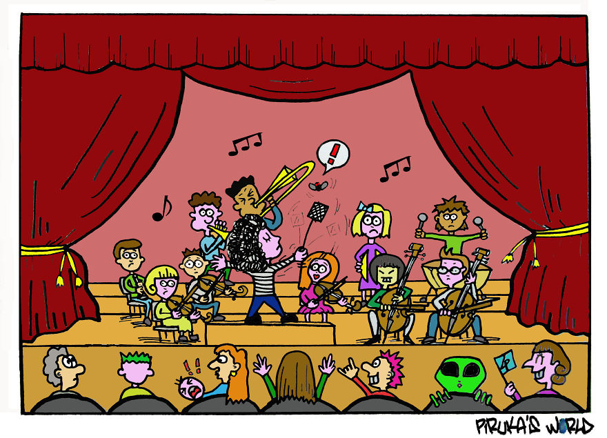 Piruka's World: Crazy Musicians Life.