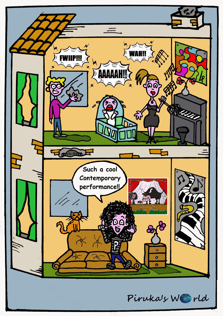 Piruka's World: Crazy Musicians Life.