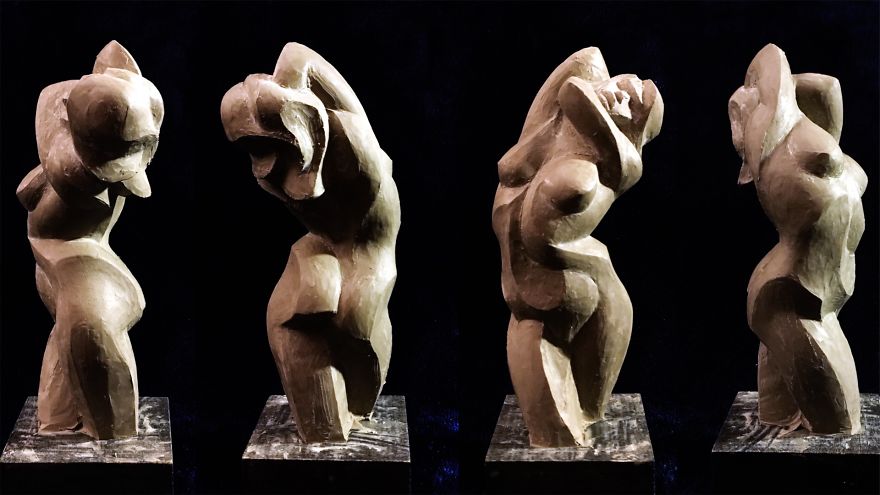 Curvilineal Beauty Is An Abstracted Female Figure Sculpture I Created.