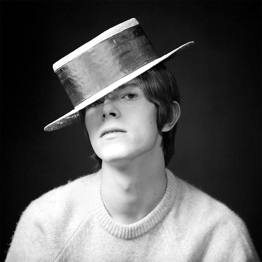 Never-Before-Seen Photos Of 20-Year-Old David Bowie Posing For His Debut Album Cover In 1967 