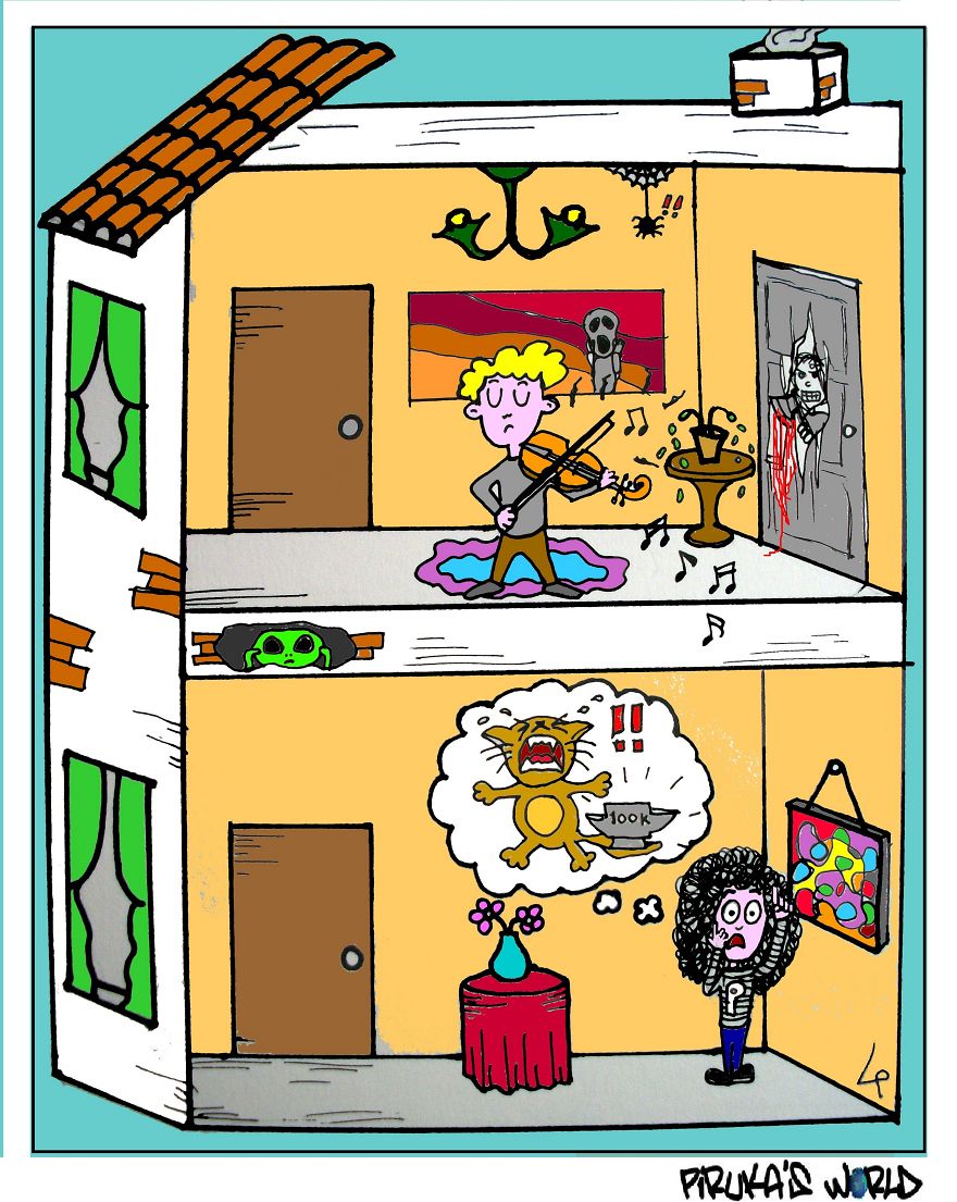 Piruka's World: Crazy Musicians Life.