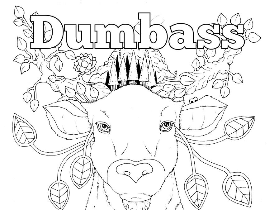 I Make Animal Coloring Pages With Snarky Swears To Help Adults Relax