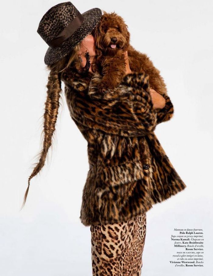 Gisele Bündchen And A Baby Kangaroo Cover 'Vogue' Paris's Faux Fur-Heavy Animals Issue