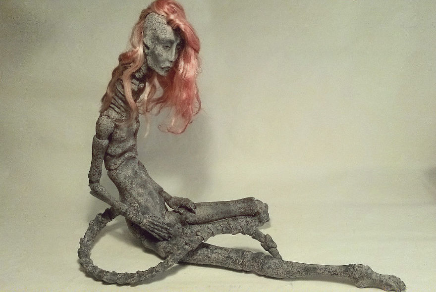 Handmade Mystical Creatures: Bone Dragons