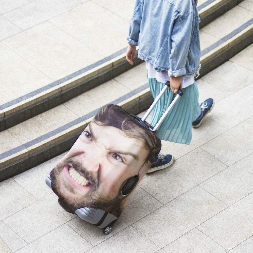 Never Lose Your Suitcase Again Thanks To These Slightly Scary Personalised Baggage Covers