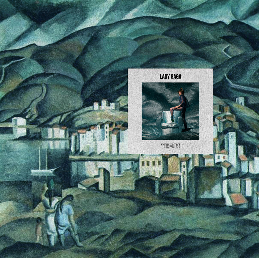 The Cure By Lady Gaga (single Cover Art) + Cadaques By Salvador Dali