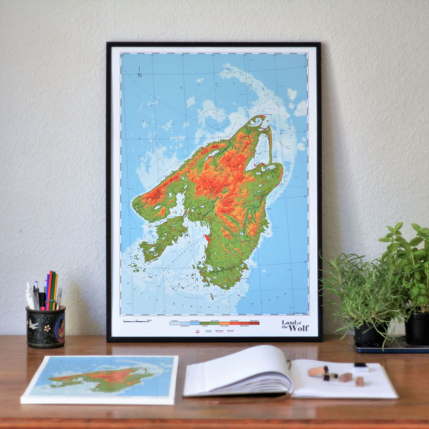 I Create Fictional Maps That Honour Nature, Animals And Extraordinary People