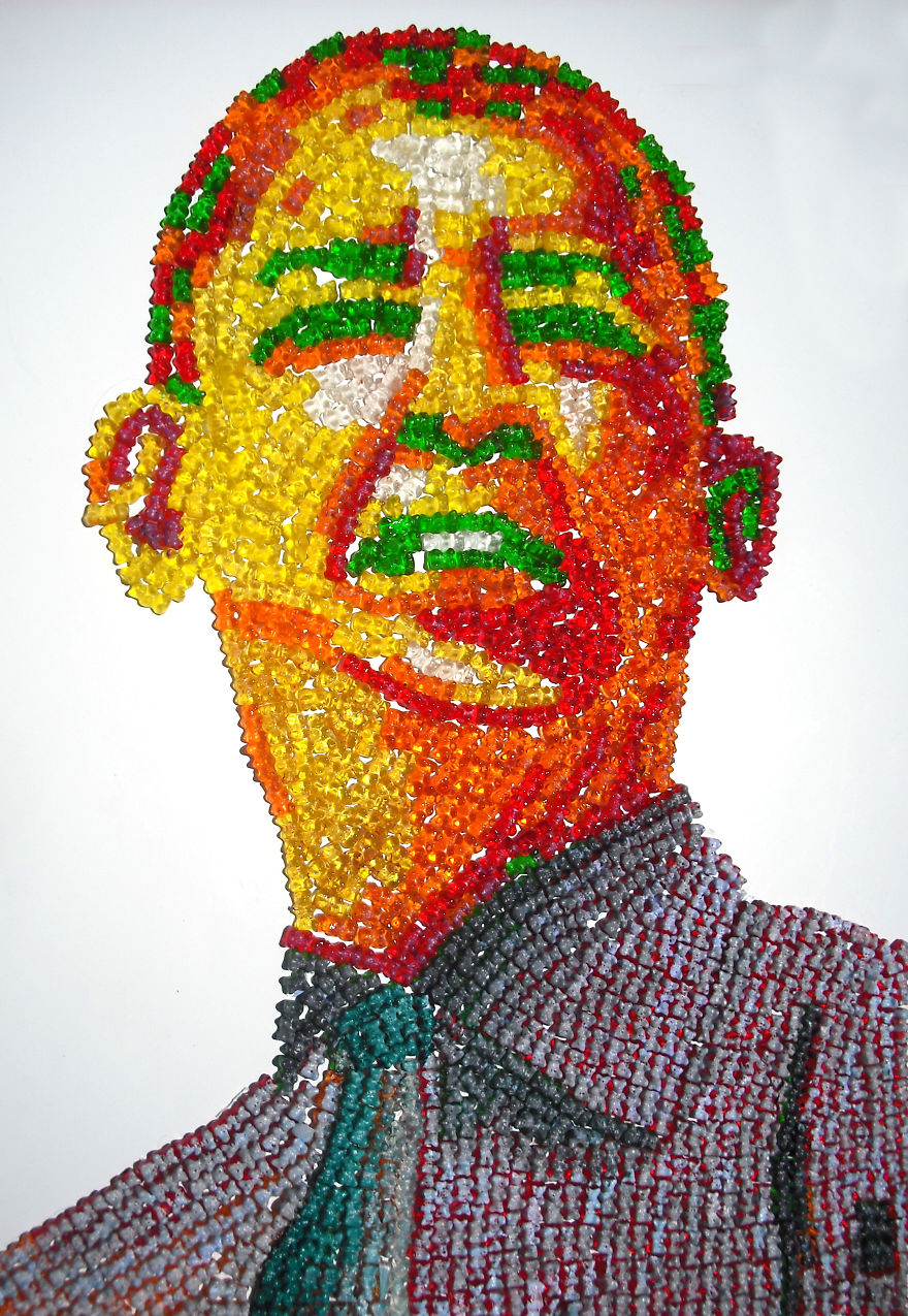 I Made Art Out Of 100,000+ Gummy Bears