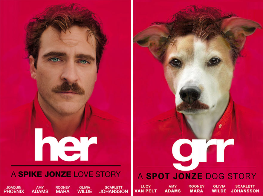 I Photoshop My Dog Into Movie Posters