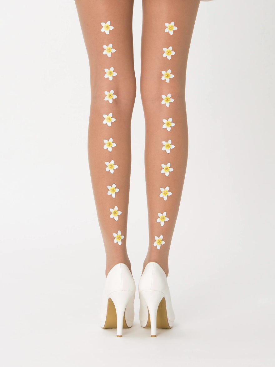 I Designed These Floral Tights That Will Make You Look Like A Fairy
