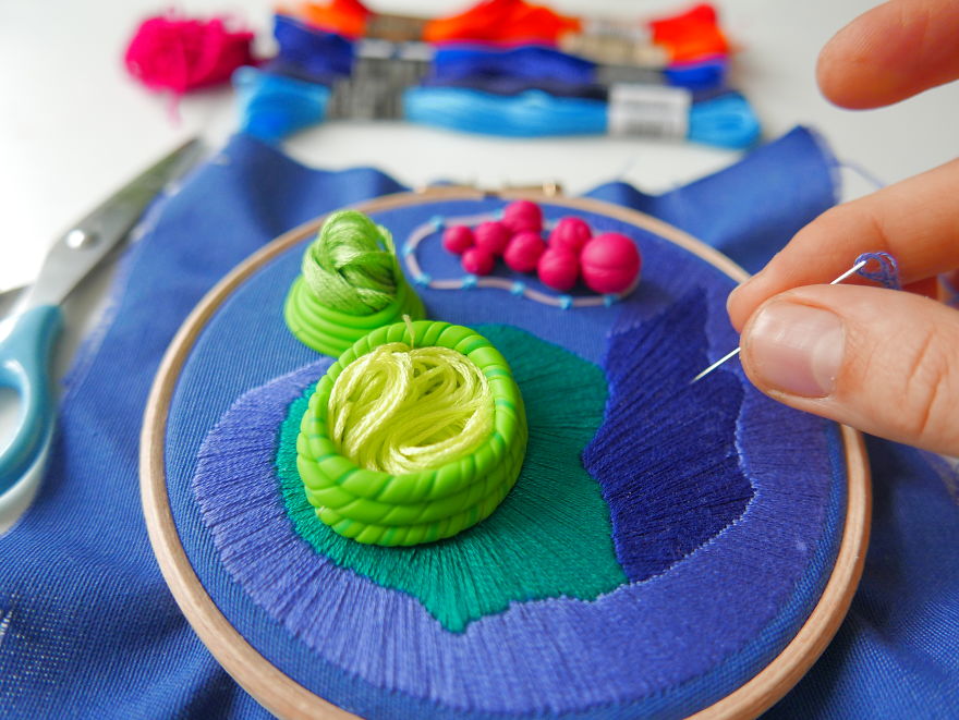 I Didn't Quit My Job To Make These Amazing 3d Embroideries