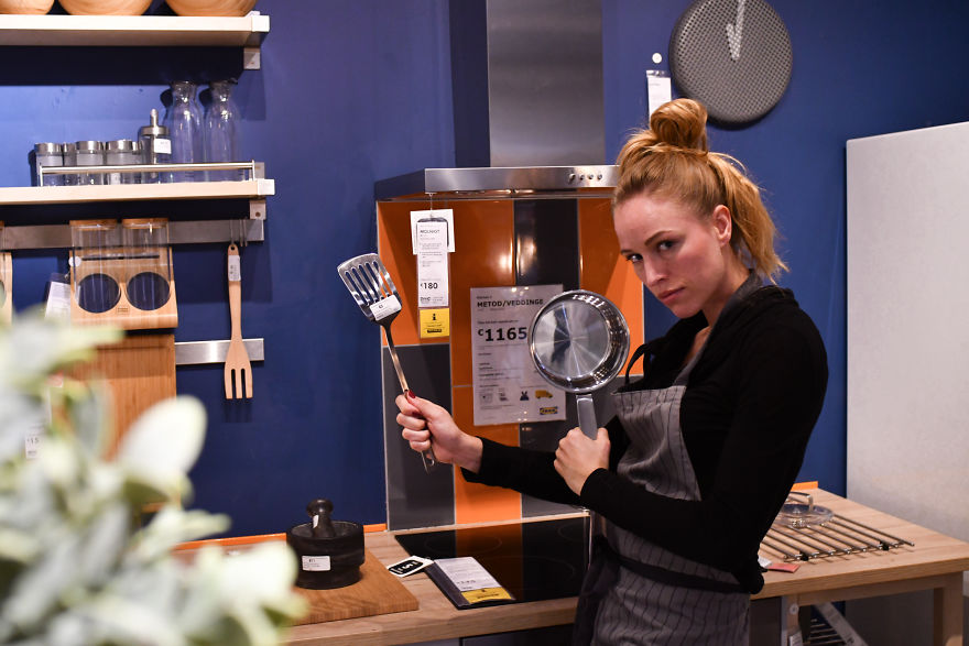 A Little Photo Story On "How To Really Feel Like Home In Ikea"