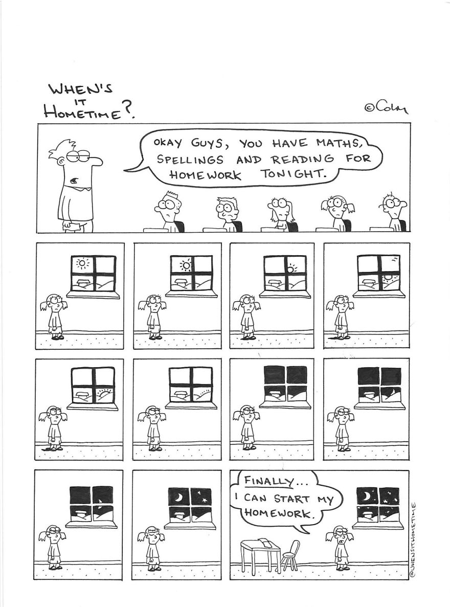 A Primary School Teacher Draws His Teaching Experience In Hilarious Comics!