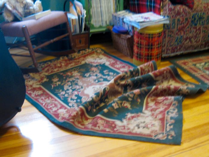 Surf's Up!! Evidence Of Rug Surfing!!