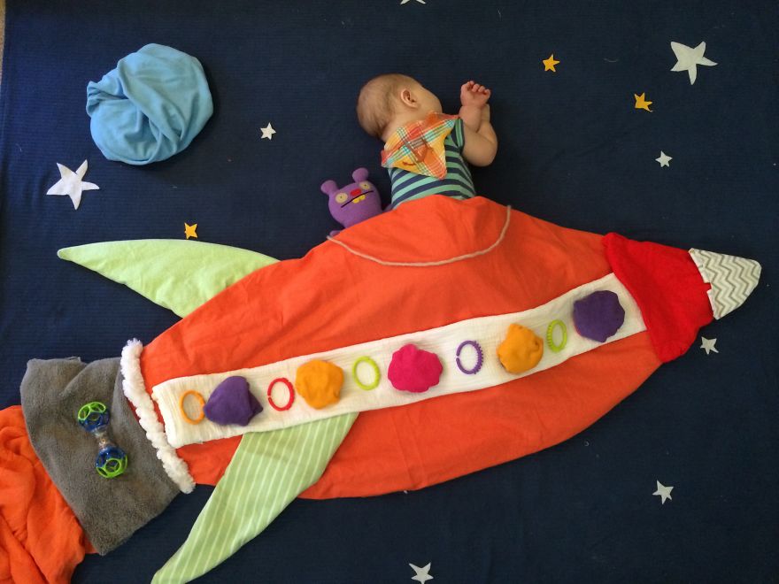 With The Help Of Household Items, I Like To Send My Son On Magical Adventures While He Sleeps