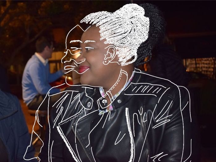 Girl Draws Over Her Friends Photos, The Result Is Beautiful