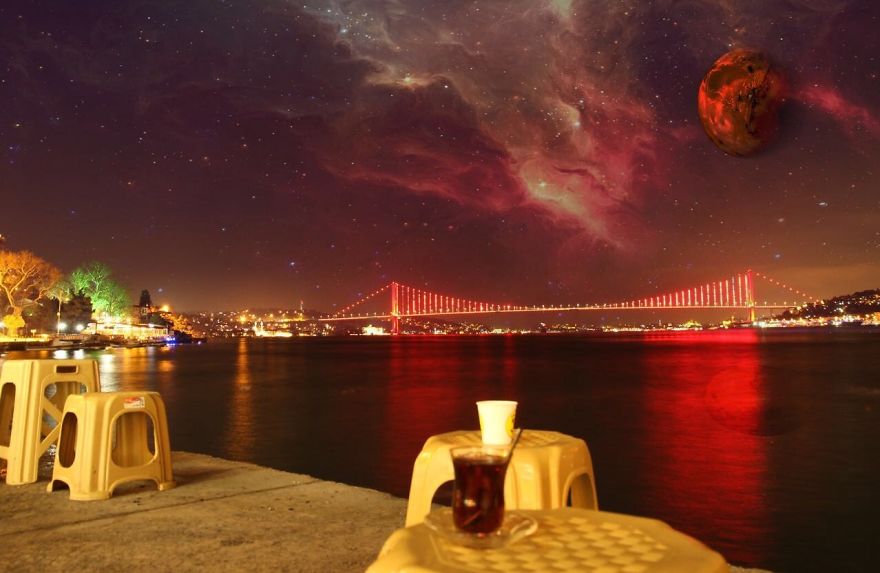I'm In Love With Galaxy Textures That's Why I Generally Edit My Photos With Planets , Stars , Stardust Etc.