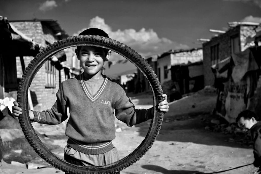 Imaginary Kids From Thapathali Slum (Kathmandu, Nepal)