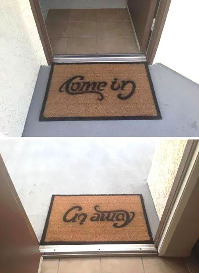 Amazing Door Mat Creativity...